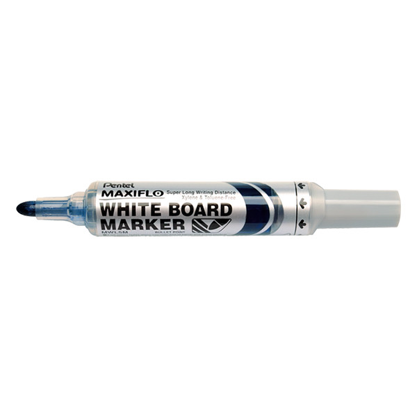 Whiteboard marker 2.5 - 3.0mm round tip | blue | Pentel Maxiflo 246366 - 1