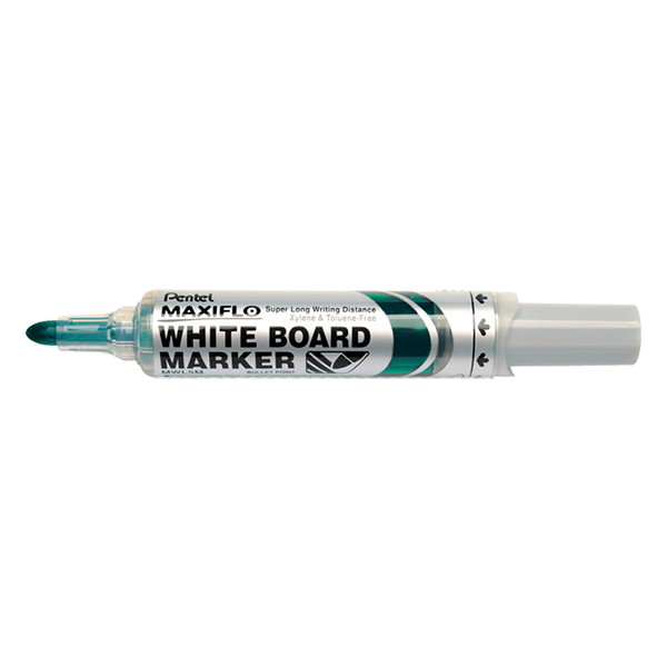 Whiteboard marker 2.5 - 3.0mm round tip | green | Pentel Maxiflo 246365 - 1