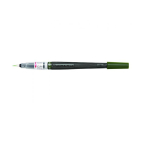 Pentel XGFL olive green brush marker 013102 210280