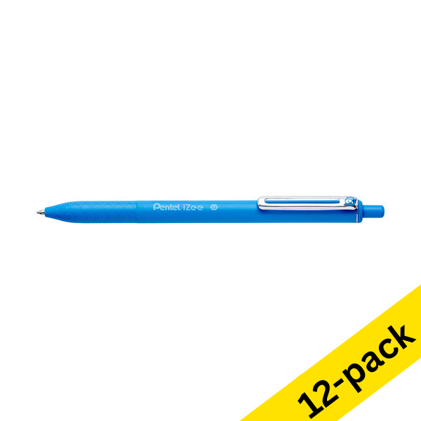 Pentel iZee BX470 light blue ballpoint pen (12-pack)  210170 - 1