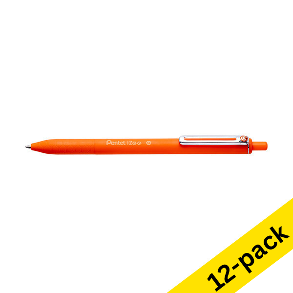 Pentel iZee BX470 orange ballpoint pen (12-pack)  210166 - 1