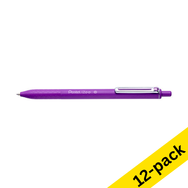 Pentel iZee BX470 violet ballpoint pen (12-pack)  210172 - 1