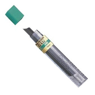 Pentel mechanical 2B pencil refills 0.7mm (12-pack) P072B 210009 - 1