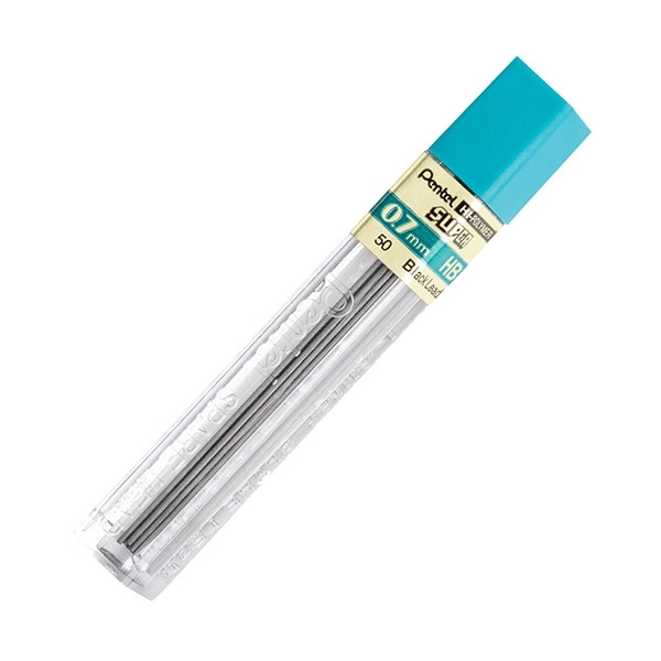 Pentel mechanical HB pencil refill, 0.7mm (12-pack) P07HB 210005 - 1