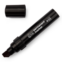 Permanent marker 5 - 16mm chisel | 123ink | black 300837