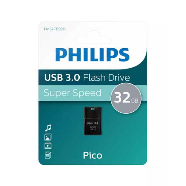 Philips | USB 3.0 stick | 32GB | pico FM32FD90B/00 FM32FD90B/10 098145 - 1