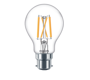 Philips B22 LED clear filament bulb | 5-40W (6-pack)  098359 - 1