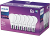 Philips B22 LED frosted bulb | 5.5-40W (6-pack)