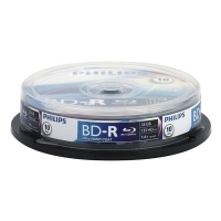 Philips Blu-Ray-R recordable discs in cakebox (10-pack) BR2S6B10F/00 098022