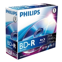 Philips Blu-Ray-R recordable discs in jewel-case (5-pack) BR2S6J05C/00 098020