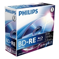 Philips Blu-Ray RW rewritable 5 in jewel-case BE2S2J05C/00 098023