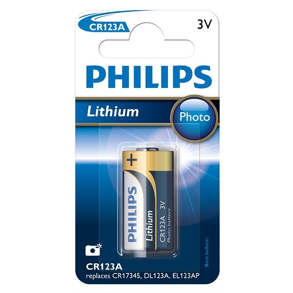 Philips CR123A Lithium battery CR123A/01B 098335 - 1