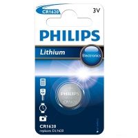 Philips CR1620 Lithium button cell battery CR1620/00B 098314