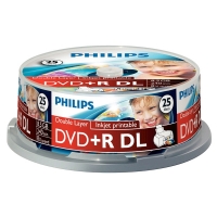 Philips DVD+R double layer in cakebox (25-pack) DR8I8B25F/00 098008