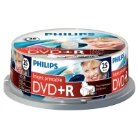 Philips DVD+R printable 25 in cakebox DR4I6B25F/00 098024