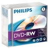 Philips DVD-RW rewritable in jewel-case (5-pack)