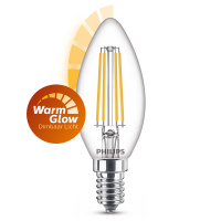 Philips E14 LED WarmGlow candle filament bulb 3.4W (40W) 929003012201 LPH02559