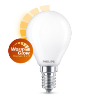 Philips E14 LED WarmGlow dimmable matte ball bulb 3.4W (40W) LPH02588