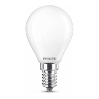 Philips E14 LED matte ball bulb 4.3W (40W) | 4000K LPH02388