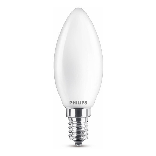 Philips E14 LED warm white candle matte bulb 6.5W (60W) LPH02417 - 1