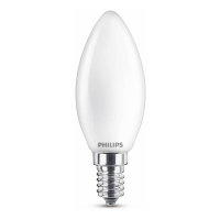 Philips E14 LED warm white candle matte bulb 6.5W (60W) LPH02417