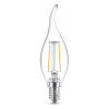 Philips E14 LED warm white decorative candle filament bulb 2W (25W)