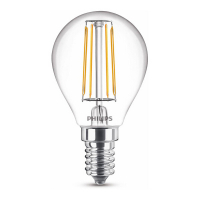 Philips E14 LED warm white filament bullet bulb 4.3W (40W) 929001890455 LPH02396