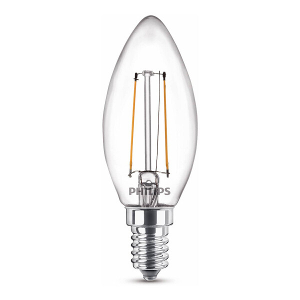 Philips E14 LED warm white filament candle bulb 1.4W (15W) 929002370101 LPH02423 - 1