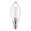 Philips E14 LED warm white filament candle bulb 2W (25W)