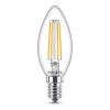 Philips E14 LED warm white filament candle bulb 6.5W (60W)