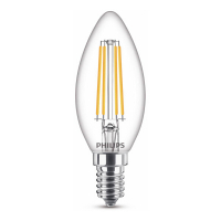 Philips E14 LED warm white filament candle bulb 6.5W (60W) 929002028055 LPH02439