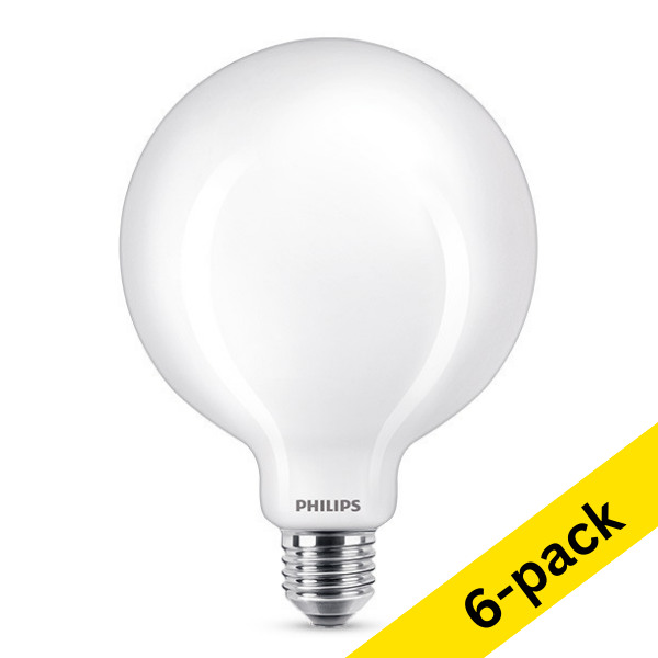 Philips E27 LED G120 matte globe bulb 7W (60W) (6-pack) LPH01365 - 1