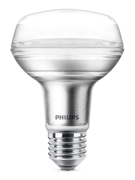 Philips E27 LED Reflector R80 warm white bulb 4W (60W) 929001891501 LPH00829 - 1