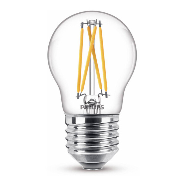 Philips E27 LED WarmGlow filament ball bulb 3.4W (40W) 929003013201 LPH02545 - 1