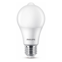 Philips E27 LED matte day/night motion sensor bulb 8W (60W) | 2700K LPH02346