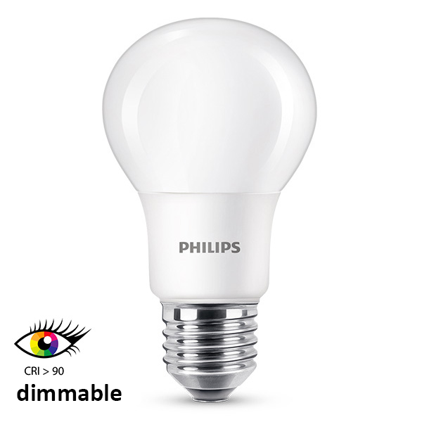 Philips E27 LED warm glow pear matte dimmable bulb CRI>90 5W (40W) 929001351358 LPH01247 - 1