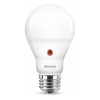 Philips E27 LED warm white day/night sensor matte pear bulb 7.5W (60W) LPH02348 - 1