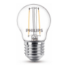 Philips E27 LED warm white filament ball bulb 2W (25W)