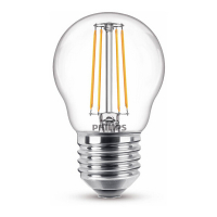 Philips E27 LED warm white filament ball bulb 4.3W (40W) 929001890555 LPH02372