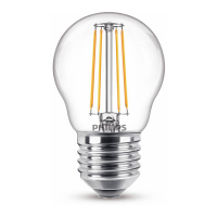Philips E27 LED warm white filament ball bulb 4.3W (40W) 929001890555 LPH02372