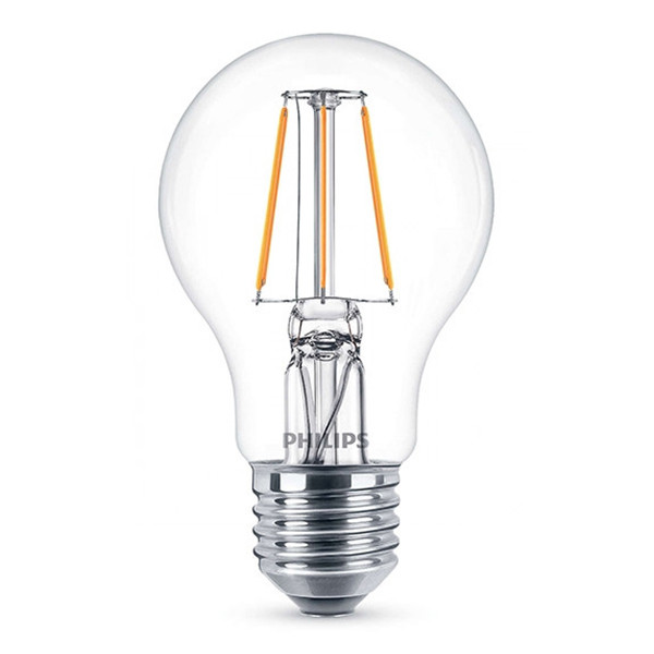 Philips E27 LED warm white filament pear bulb 4.3W (40W)  LPH02334 - 1