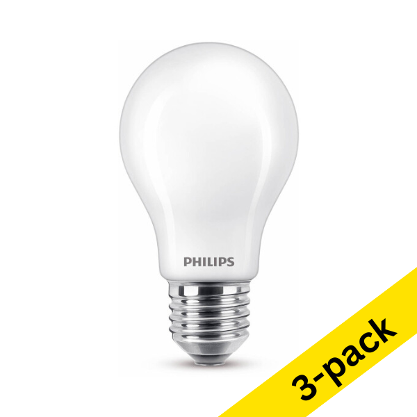 Philips E27 LED warm white matte pear bulb 4.5W (40W) (3-pack) 929001242959 LPH02302 - 1