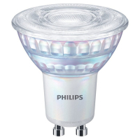 Philips GU10 LED MasterLED dimmable glass spotlight 6.2W (80W) 70609800 LPH03420