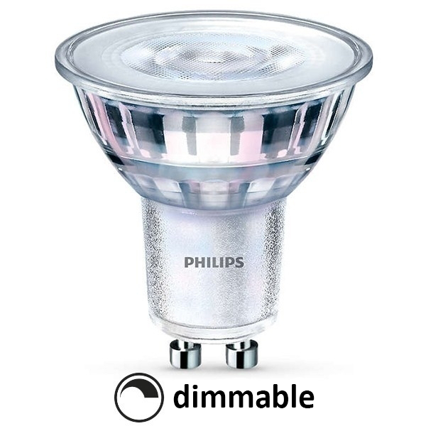 Philips GU10 LED classic dimmable glass spot bulb 4.4W (35W) 929001218601 929001218677 LPH00263 - 1