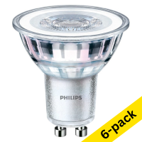 Philips GU10 LED glass spotlight 4.6W (50W) | 6500K (6-pack)