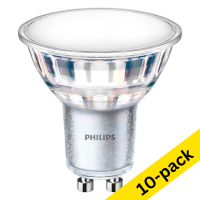 Philips GU10 LED glass spotlight 4.9W (50W) | 4000K (10-pack)