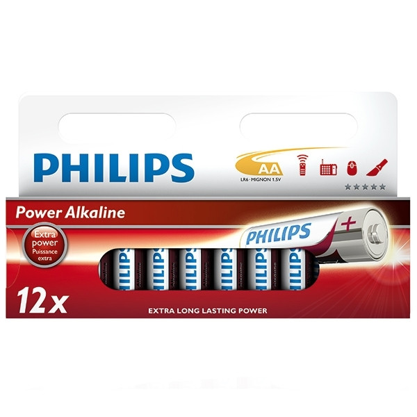 Philips Power AA LR6 batteries (12-pack) LR6P12W/10 098301 - 1