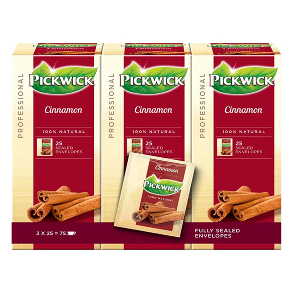 Pickwick Cinnamon Pickwick Professional tea (3 x 25-pack)  421016 - 1