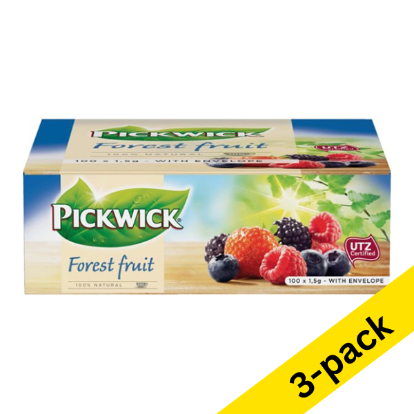 Pickwick Forest Fruit tea (3 x 100-pack)  404299 - 1