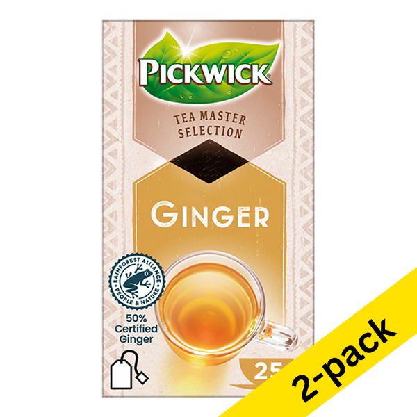 Pickwick Master Selection Ginger tea (8 x 25-pack)  404308 - 1